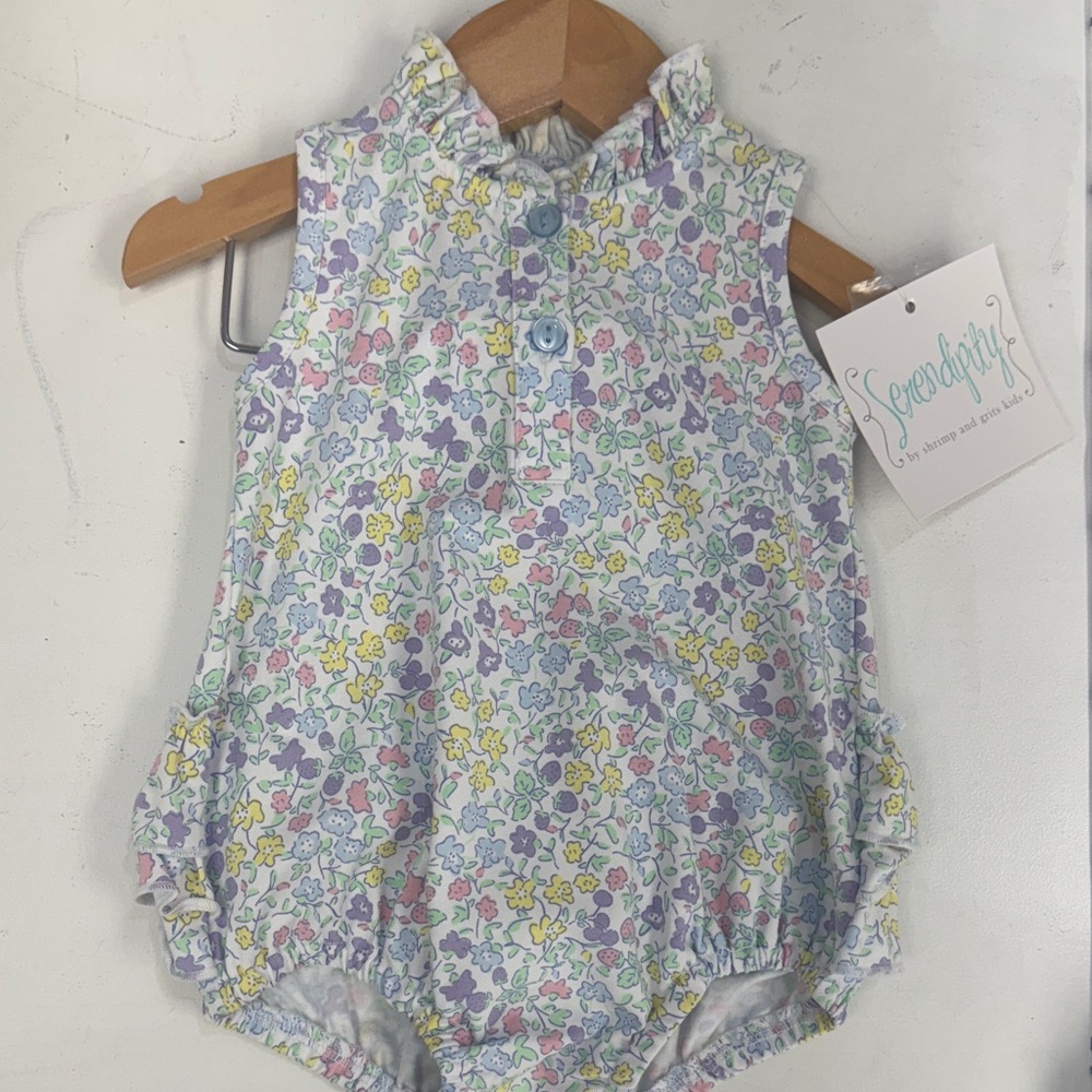Serendipity Floral Kids Bodysuit - Multicolor